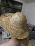 Shiftend草帽大号农民农用下田编织草帽遮阳防晒工地工用帽子男儿童大沿女 包边麦秆草帽 41.5-42厘米 实拍图