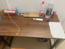 新颜值主义 电脑桌家用学习写字桌台式书桌办公简易书桌电竞长条桌子ZYZ08 【深胡桃】升级加厚面板120*60cm 晒单实拍图