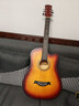 维卡斯（WEIKASI）民谣吉他初学者木吉他单板新手入门练习琴guitar吉它学生男女乐器 38英寸日落色+礼包【初学推荐】 实拍图
