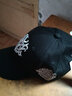米雪蔻棒球帽男女士通用韩版潮帽子女休闲运动鸭舌帽防晒透气遮阳帽 银刺绣（黑色）可调节大小 实拍图