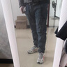 唐狮（TonLion）春夏新款牛仔长裤男港风潮牌宽松休闲直筒裤 中牛仔蓝/无绒款/D款 30 实拍图