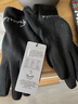 啄木鸟羊毛手套男冬季可触屏时尚保暖羊绒舒适分指加厚加绒防风开车骑行 羊毛加绒时尚黑色 实拍图