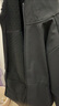 卡尔美（KELME）影鲨风衣梭织衣外套男冬季防风防水连帽加绒夹克运动冲锋 玛瑙黑 L 实拍图