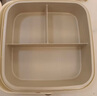 小熊（Bear）加热饭盒免注水 电热饭盒 插电式可加热带饭热饭神器 办公室上班族学生便携自热便当盒 1L 不沾内胆  DFH-D10Q1 实拍图