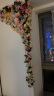 盛世泰堡 仿真玫瑰塑料花藤装饰花假花绿植装饰空调管道布置 69头香槟色 实拍图