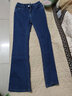 betu百图女装秋季牛仔裤高腰裤子大长腿喇叭牛仔裤女2208T72 深牛仔蓝 S 实拍图