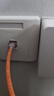 PANDUIT 泛达超六类细网线CAT6A类跳线家用电脑宽带POE监控万兆高速成品线 赤茶橘 0.5米 实拍图