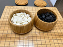 寻弈 二合一实木云子围棋棋盘套装儿童初学五子棋象棋两用 【楠竹罐套装】仿玉子 含象棋 实拍图