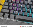 狼蛛（AULA）F2088机械键盘 有线游戏键盘 多功能旋钮 104键幻彩背光键盘 宏编程  电脑键盘 青轴 精英版 实拍图