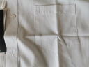 罗蒙（ROMON）商务短袖衬衫男士半袖上衣夏季中青年休闲纯色工装职业白衬衣男装 白色【单件装】 42 建议拍大一码 实拍图
