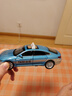 卡威（KIV）合金出租车玩具模型儿童玩具车男孩玩具车仿真汽车声光回力车模 大众CC-蓝色 实拍图