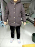 俞兆林（YUZHAOLIN）中老年女装妈妈冬装棉服棉衣夹棉格子外套大码女装老年人衣服棉袄 咖啡色 2XL （建议100-120斤） 实拍图