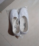 阁彪护士鞋女白色老北京布鞋坡跟医院美容院小白鞋牛筋底工作休闲单鞋 白色 39 晒单实拍图