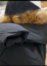 骆驼（CAMEL）【王俊凯同款】户外羽绒服冬季新款连帽羽绒衣中长款保暖防风外套 AA12264035E，幻影黑，男女同款 3XL 实拍图