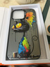 HotFire 适用苹果14promax手机壳 iPhone 14 Pro Max保护套全包防摔硬壳极光炫彩镭射简约潮流涂鸦-大眼猫 实拍图
