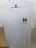 GLM华夫格短袖男款夏季宽松大码重磅白色五分袖简约百搭圆领男士t恤 实拍图
