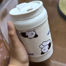 喜具杯 【男女学生保温杯双饮】高颜值杯套吸管保温杯316可爱情侣咖啡杯直饮便携随手奶茶杯子儿童上学杯 趴趴狗保温杯-400毫升 含杯套杯子 实拍图