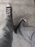 匡威（Converse）男女All Star系列 经典帆布高帮休闲运动鞋 102307 42码US8.5码 实拍图