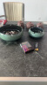 TaTanice烟灰缸 家用客厅陶瓷烟灰缸创意办公室烟缸摆件 小号深邃绿 晒单实拍图