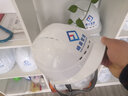伟光安全帽 YD-TQ新国标ABS透气款安全帽 工地建筑 防砸抗冲击 电力施工电绝缘安全头盔 白色透气款 按键式调节 实拍图