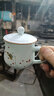 九楼阁 景德镇陶瓷茶杯带盖有手柄青瓷办公水杯350ml 春华秋实 实拍图