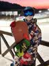 牧途雪（MUTUSNOW） 宝宝儿童连体滑雪服防水防风保暖滑雪衣裤东北装备 儿童连体花色 儿童连体巴黎铁塔 2XL (150) 实拍图