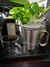 尚明（SAMADOYO）铝盖高硼硅玻璃泡茶杯过滤茶杯茶水分离办公家用大容量透明茶杯 枪黑色500ml+恒温宝 实拍图