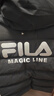 斐乐（FILA） 羽绒服男装冬季保暖连帽运动休闲长袖加厚外套开衫男装上衣 正黑色-BK S 165/88A 实拍图