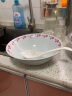 尚行知是黑线优品钻石釉下彩碗碟套装日式家用陶瓷餐具碗盘面碗  8-10人食配汤碗 43件套 实拍图