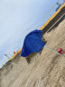 逸飞恒户外遮阳伞大号摆摊伞大型雨伞太阳伞沙滩伞防晒广告庭院伞大伞 2.0米全蓝三层架+防风 实拍图