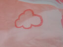 柏诗维妮六层纱布毛巾被子纯棉夏被空调被子毛毯被全棉毛毯午睡毯纱布盖毯 云朵-粉色 200*230cm(A类安全柔软舒适透气) 实拍图