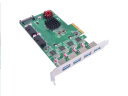 魔羯 MOGE MC2026 PCIEx4转8口USB3.0四口独立通道扩展卡 工业相机20Gbps高速传输 实拍图