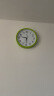 北极星（POLARIS） 挂钟 时尚创意客厅钟表 简约石英钟12英寸2842绿色 实拍图