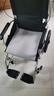 衡互邦 轮椅手动折叠老人 轻便铝合金轮椅车 免充气残疾人代步车 16寸灰色便携款 实拍图