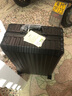 瑞德姆（REDURM）全铝镁合金行李箱登机箱小型旅行箱出差拉杆箱男女密码箱 曜岩黑-旗舰款3D纹防刮耐磨硬箱 24英寸 -中长途出行/优选黄金尺寸 实拍图