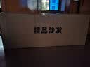 美佳朗单人沙发折叠老人专用午睡可折叠靠背椅子阳台懒人沙发办公懒人椅 升级浅灰色沙发+脚凳(防水3D面料) 实拍图
