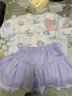 迪士尼（Disney）女童套装儿童套装两件套夏季新款童装宝宝衣服米妮黛丝时尚洋气 梦幻蓝紫晕染-女【速干】 120cm 实拍图