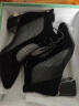 凯恩拉迪（Ken Radi）镂空短靴女粗跟2024新款夏季高跟网纱马丁靴时尚气质凉靴中跟皮鞋 黑色-1 34 晒单实拍图