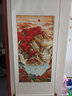 名人字画招财山水画靠山图国画客厅办公室装饰画中堂玄关走廊挂画竖幅卷轴 鸿运当头C款 卷轴140*60CM 实拍图