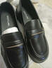 西遇乐福鞋女2025新款秋季简约法式一脚蹬小皮鞋通勤黑色单鞋 黑色 36预售15天 36 实拍图