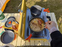 原始人（The Primitive） 露营炊具户外锅水壶煎锅装备便携野外野营套锅锅具用品 3-4人野炊套餐 二锅一壶+配件 实拍图