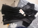 SWANS泳衣女专业连体平角训练游泳衣泡温泉遮肚抗氯速干防晒时尚游泳套 黑灰色 3XL 实拍图