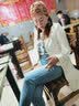 黛莎 新款帽子女遮白发套头帽夏天空调帽薄款透气镂空睡帽针织毛线帽 咖色 实拍图