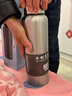 杯鑫格 保温杯男女士水杯子304全钢茶水分离泡茶杯车载大容量户外定制 宝石红1500ml+杯套杯刷 实拍图