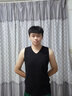 浪莎（LangSha）背心男夏季冰丝薄款7A级抗菌无痕男士运动休闲跨栏打底衫3件装 实拍图