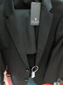 花花公子西服套装男士外套韩版修身伴郎新郎结婚商务休闲职业正装小西装男 二扣黑色西服+西裤+衬衫+大礼包 M 165 实拍图
