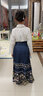 罗蒙女童马面裙套装端午款儿童汉服新中式古装演出服 藏青色套装 130 实拍图
