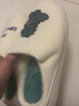安尚芬秋冬棉拖鞋男士居家舒适加厚保暖卡通软底防滑情侣室内外棉拖鞋女 白色 38-39 实拍图