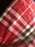 秋鹿情侣睡衣女士法兰绒秋冬加厚保暖格子珊瑚绒睡衣男士家居服套装 西瓜红  女 (50) L 晒单实拍图