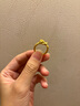 周六福新年礼物  黄金戒指男女款足金生肖龙霸气龙游指环 定价 12号-2.05g 实拍图